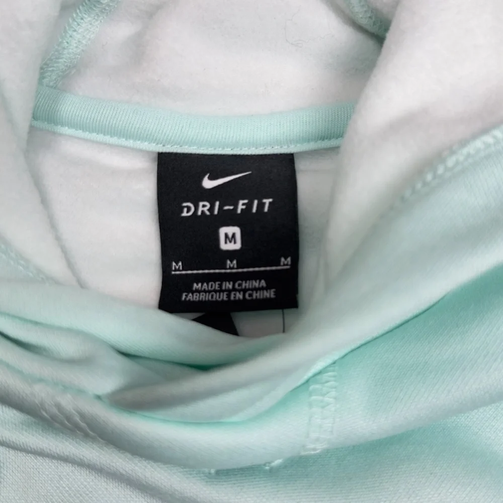 New Nike Aqua and Teal Loose-Fit Hoodie